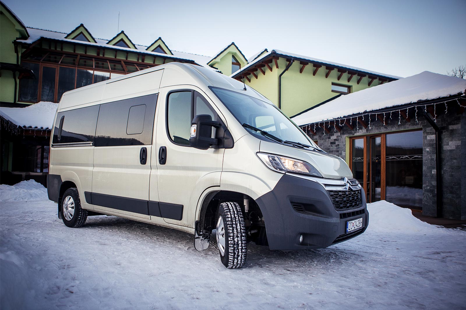 Bike-Bus a Ski-Bus v Hotely Daro